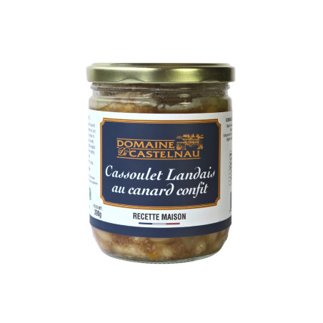 Cassoulet landais aux manchons de canard confits