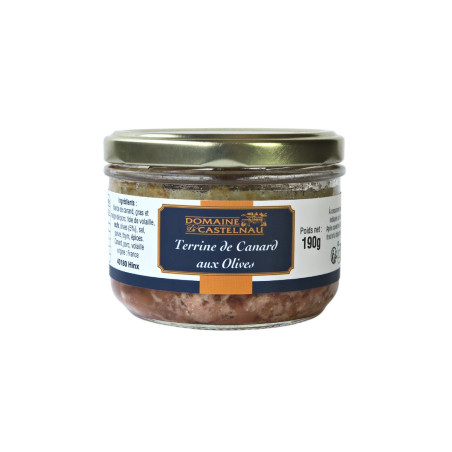 Terrine de canard aux olives