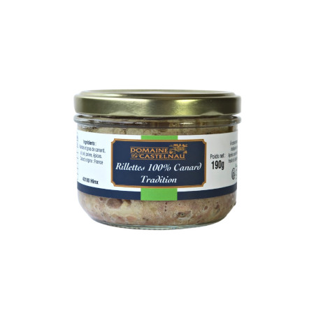 Rillettes 100% canard tradition