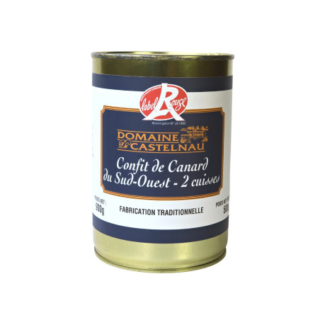 Cuisses de canard confites du Sud-Ouest Label Rouge - 2 cuisses