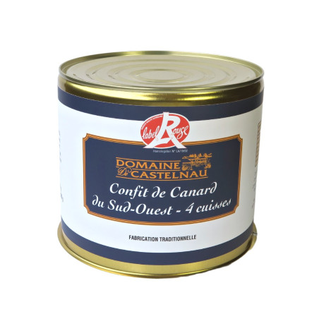 Cuisses de canard confites du Sud-Ouest Label Rouge - Boîte 4 cuisses