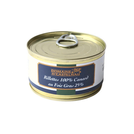 Rillettes au foie de canard - 25% de foie gras de canard