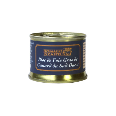 CANARD - Bloc de foie gras de canard du Sud-Ouest en boîtes