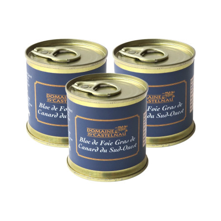 LOTS - Blocs de foie gras de canard du Sud-Ouest