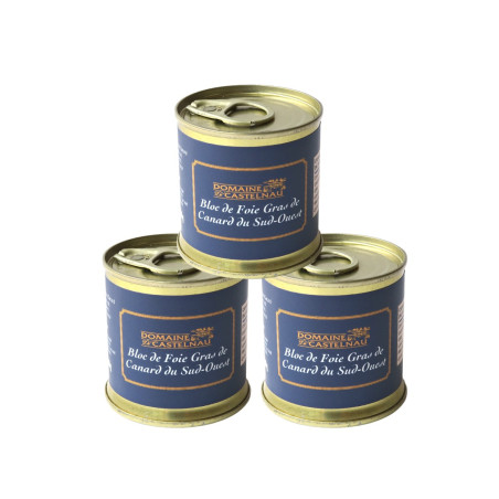 LOTS - Blocs de foie gras de canard du Sud-Ouest