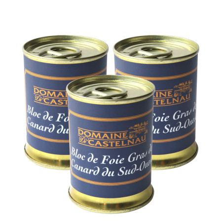 LOTS - Blocs de foie gras de canard du Sud-Ouest