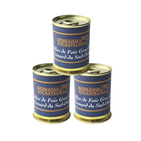 LOTS - Blocs de foie gras de canard du Sud-Ouest