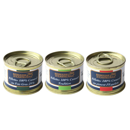 Lot découverte de rillettes - 3 x 60g