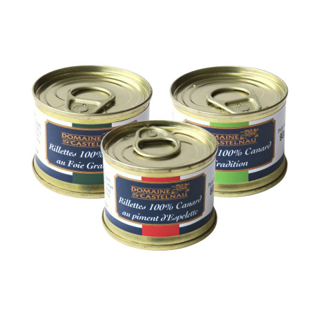 Lot découverte de rillettes - 3 x 60g