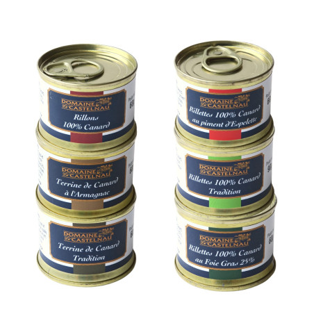 Lot déclinaison de rillettes - 6 x 60g