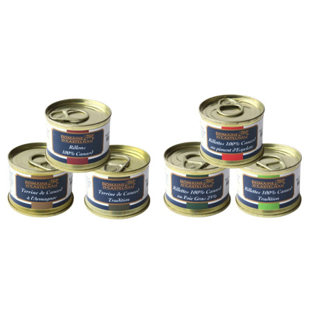 Lot déclinaison de rillettes - 6 x 60g