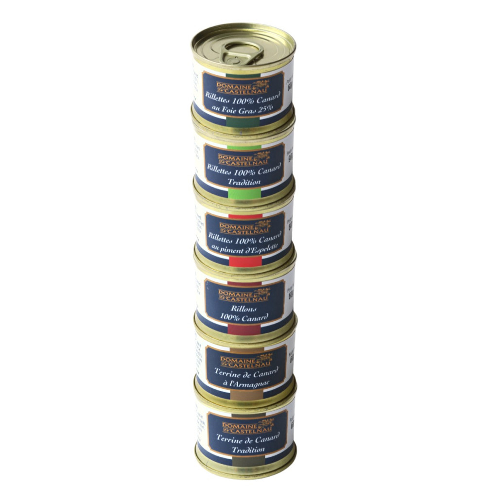 Lot déclinaison de rillettes - 6 x 60g