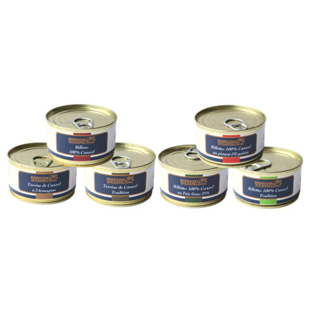 Lot déclinaison de rillettes - 6 x 130g