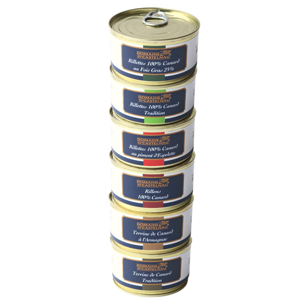 Lot déclinaison de rillettes - 6 x 130g