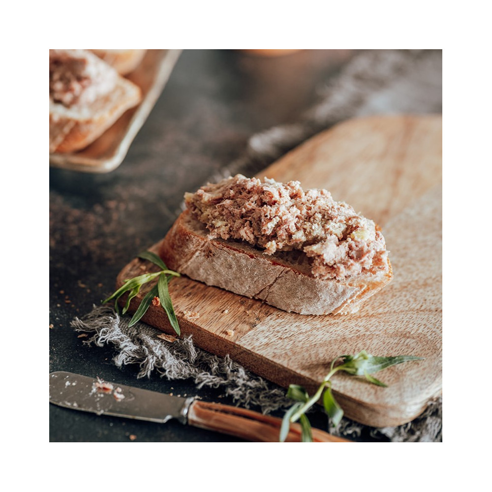 Rillettes au foie de canard - 25% de foie gras...