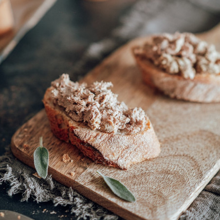 OIE - Rillettes d'oie au foie d'oie 25% de foie gras d'Oie