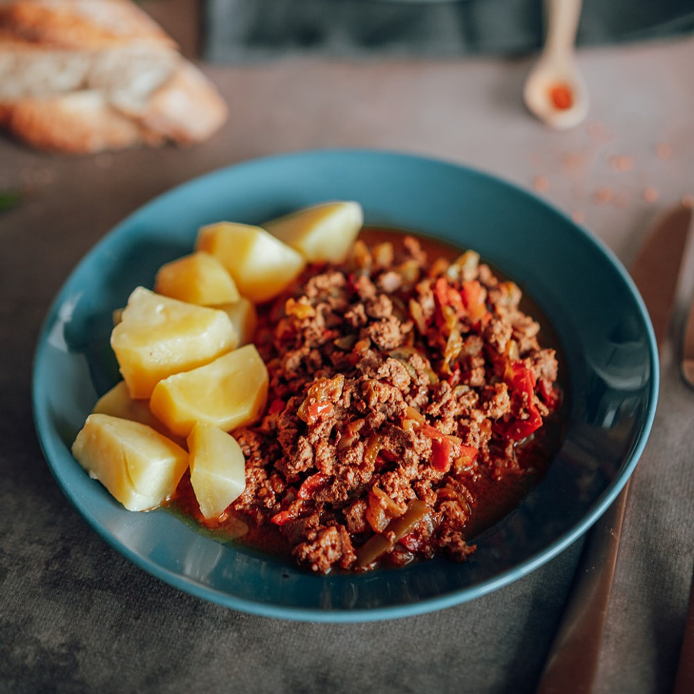 Axoa de canard au piment d’Espelette