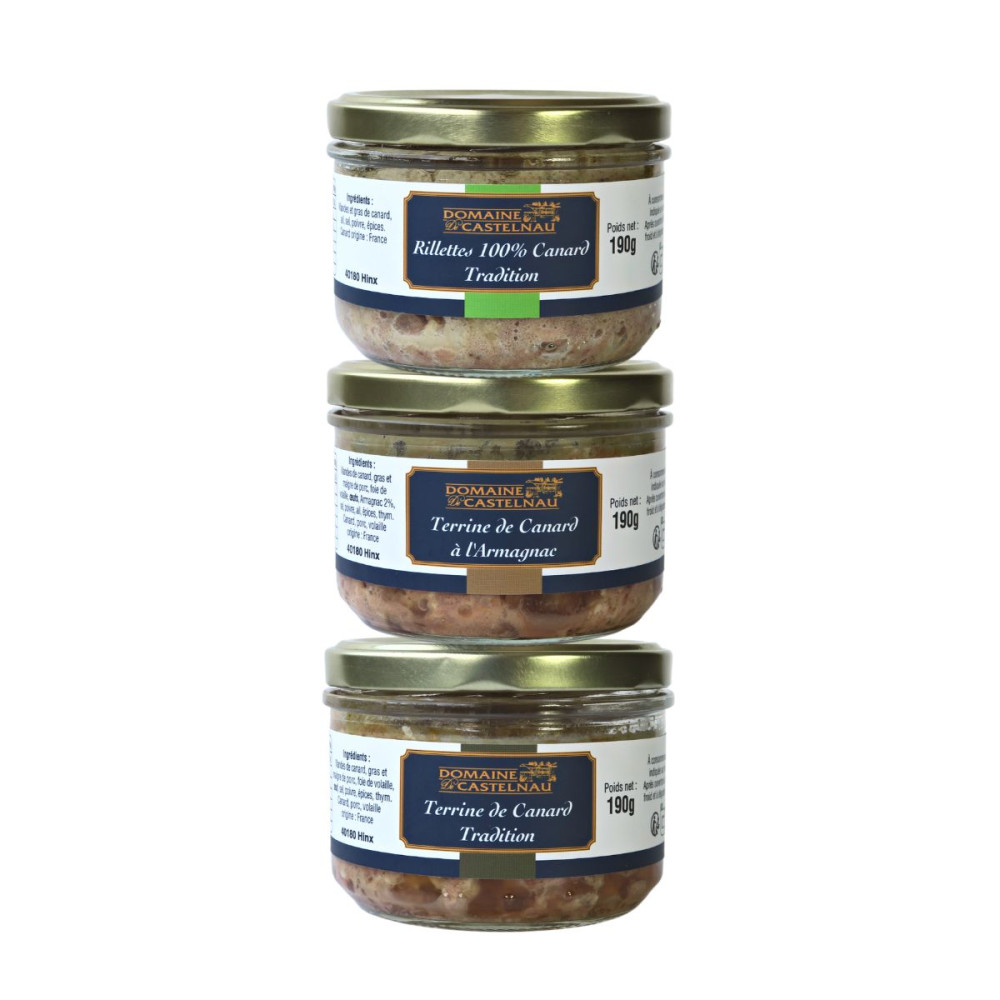 Lot dégustation - 3 x 190g