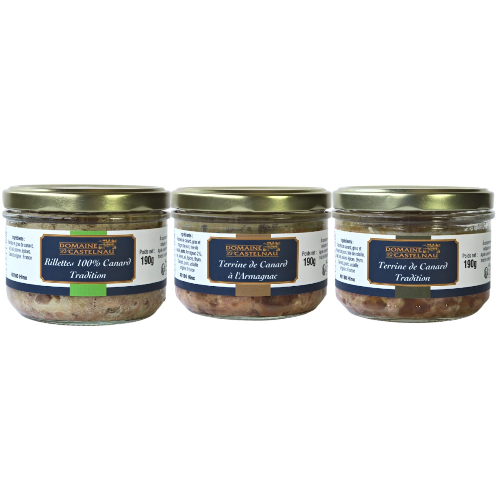 Lot dégustation - 3 x 190g