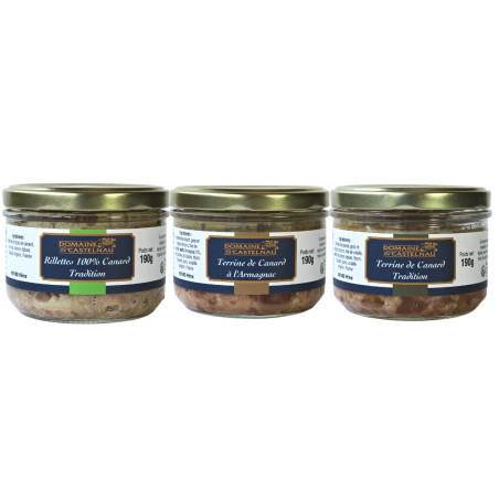 Lot dégustation - 3 x 190g