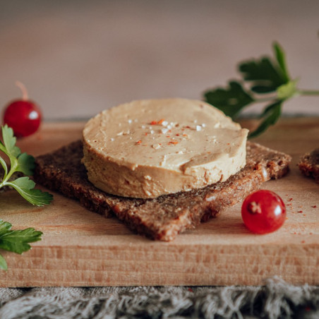 Bloc de foie gras de canard du Sud-Ouest au piment d'Espelette - Bocal 80g