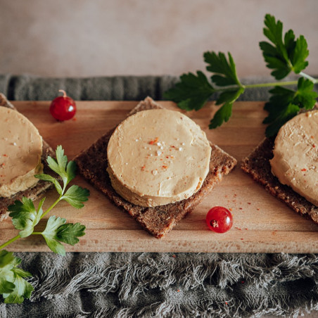 Bloc de foie gras de canard du Sud-Ouest au piment d'Espelette - Bocal 80g