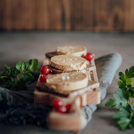 Bloc de foie gras de canard du Sud-Ouest au piment d'Espelette - Bocal 80g