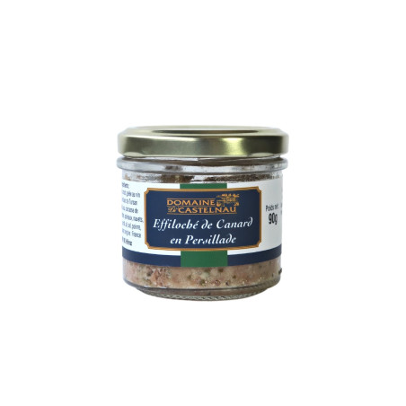 Effiloché de canard en persillade - bocal 90g