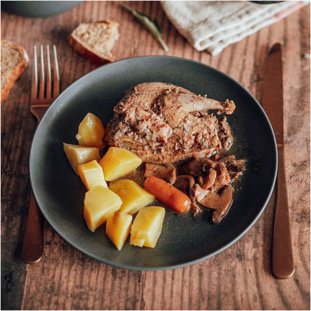 Salmis de palombes aux cèpes - bocal 780g