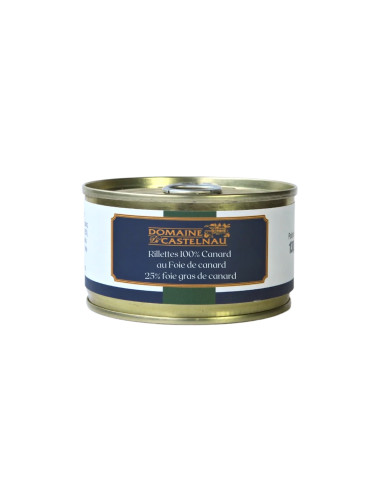 Rillettes au foie de canard - 25% de foie gras...