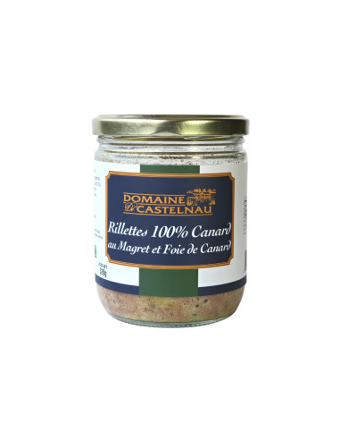 Rillettes de canard au magret & foie de canard