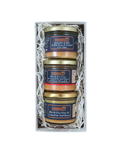 COFFRET - Le trio de blocs de foie gras