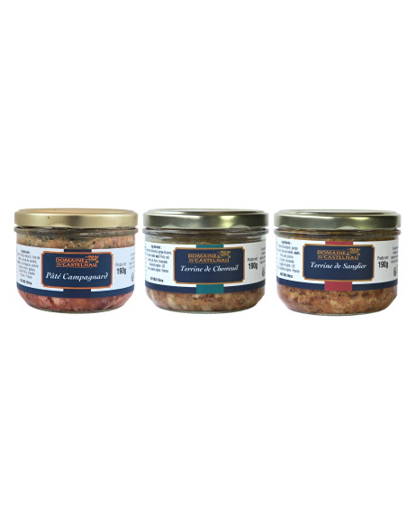 LOT chasseur - 3 x 190g