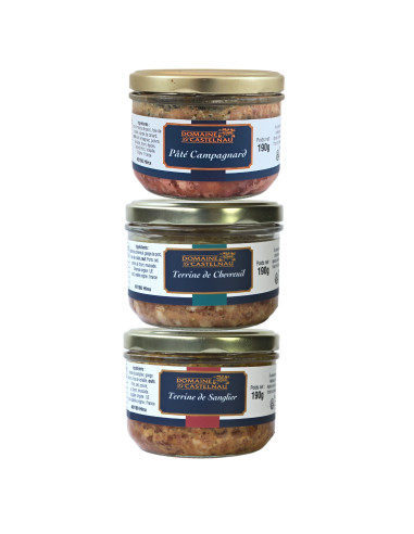 LOT chasseur - 3 x 190g
