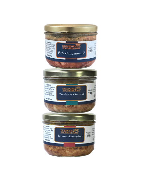 LOT chasseur - 3 x 190g
