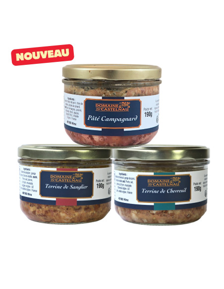 LOT chasseur - 3 x 190g