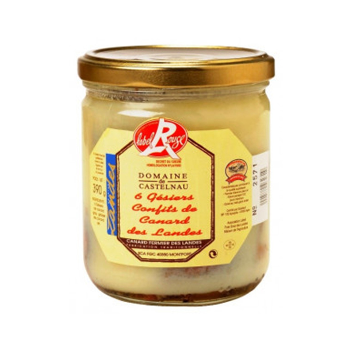 Ingr&eacute;dients de la recette de salade landaise pour 4 personnes