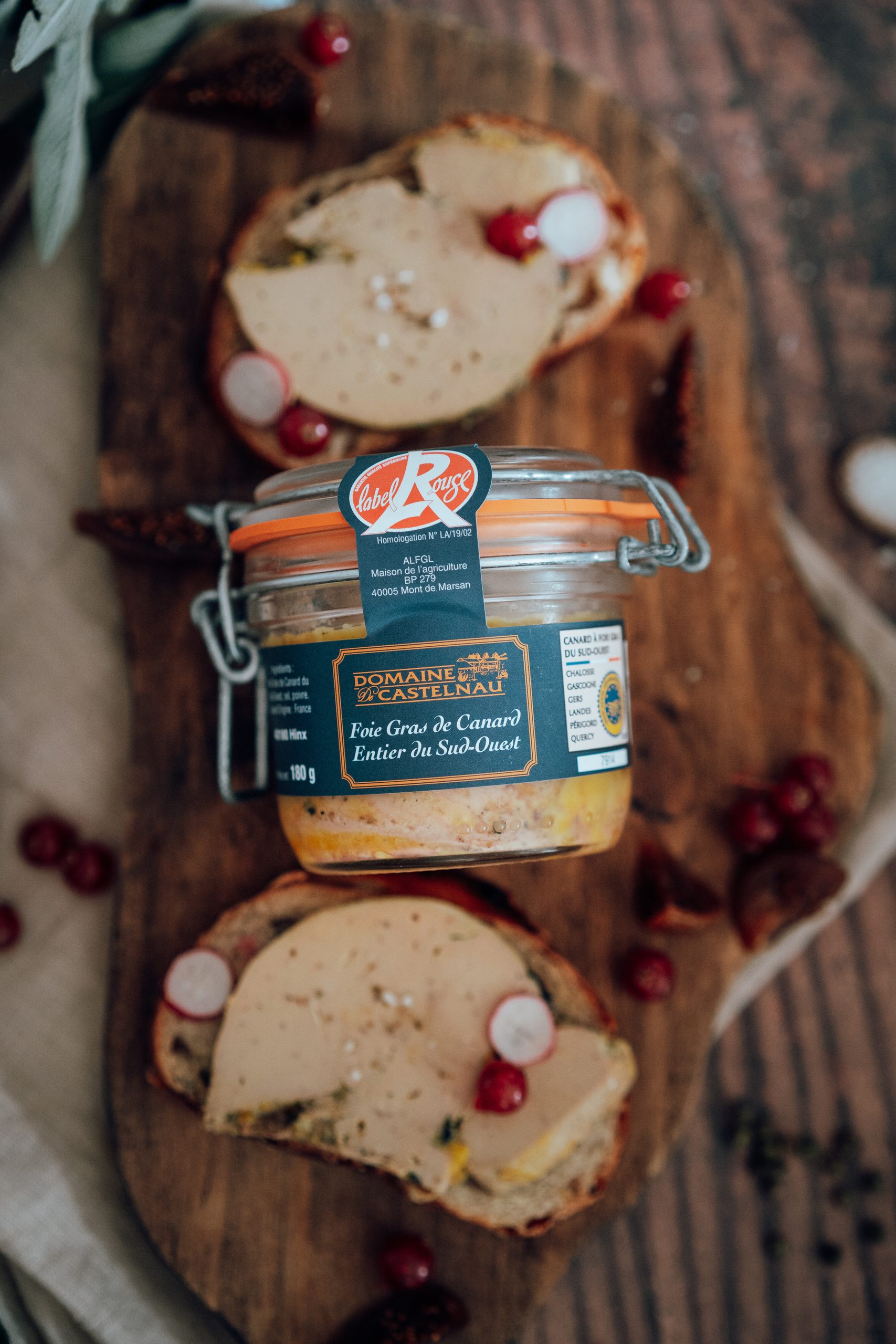 Diff&eacute;rence entre foie gras de canard et foie gras d'oie sur toasts