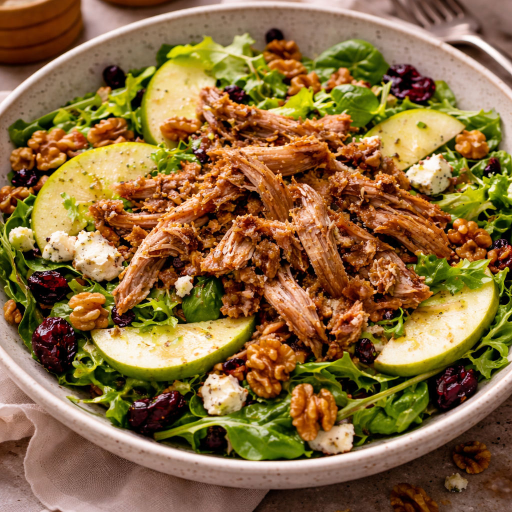 salade gourmande avec manchons de canard